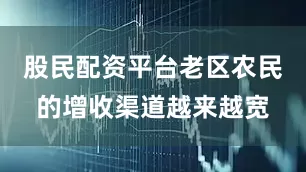 股民配资平台老区农民的增收渠道越来越宽